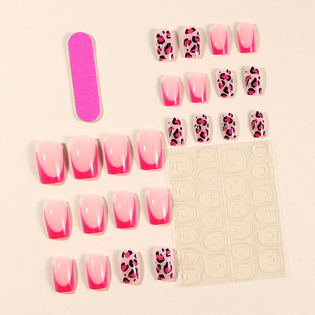 Stylish Leopard Print Nail Art Extensions Kalsten
