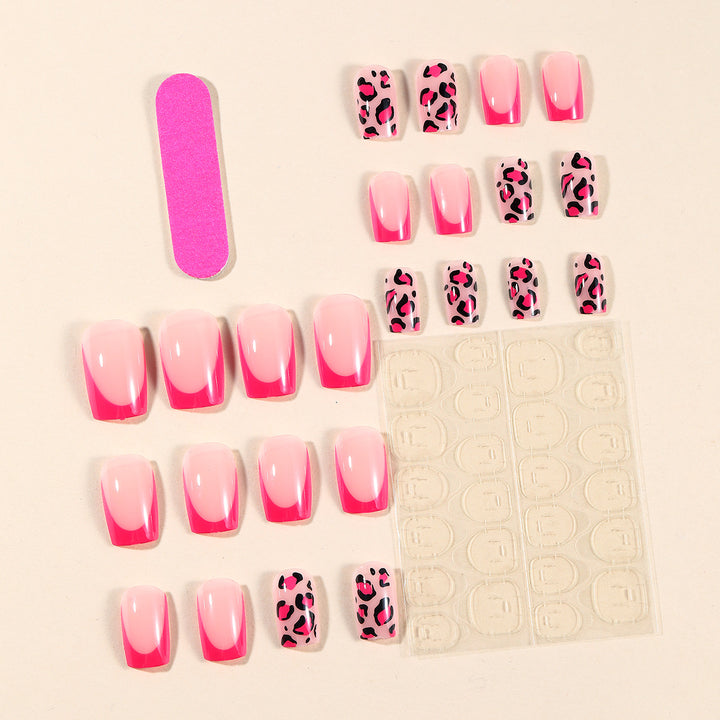Stylish Leopard Print Nail Art Extensions Kalsten