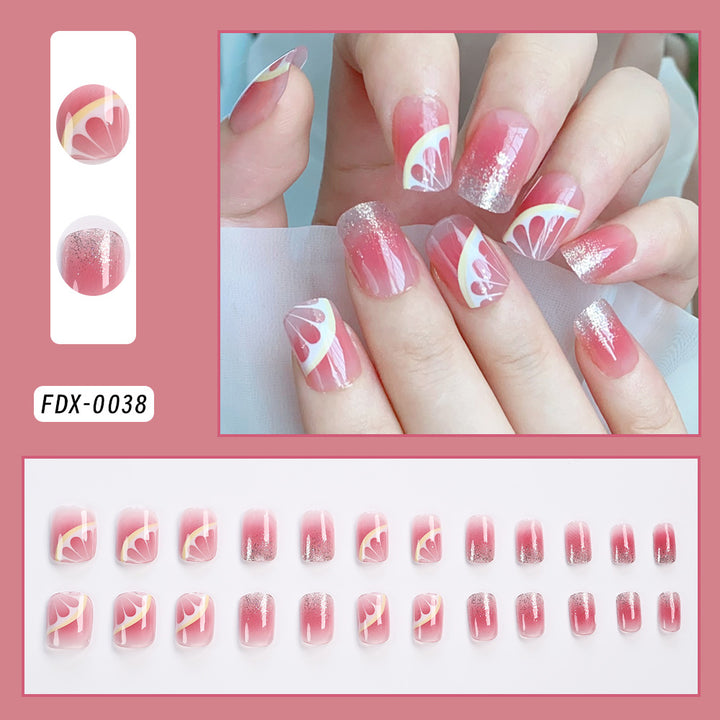 Festive Holiday Themed Press-On Nail Set