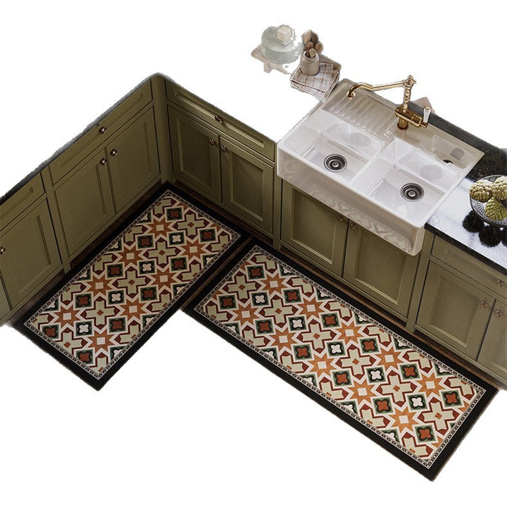 Coffee-Themed Kitchen Mat