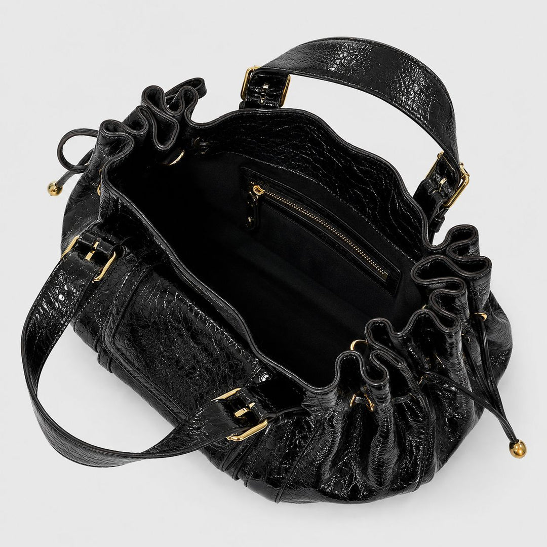 Luxurious Textured Leather Handbag