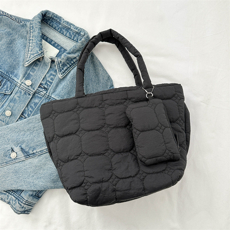 Cozy Quilted Tote Bag