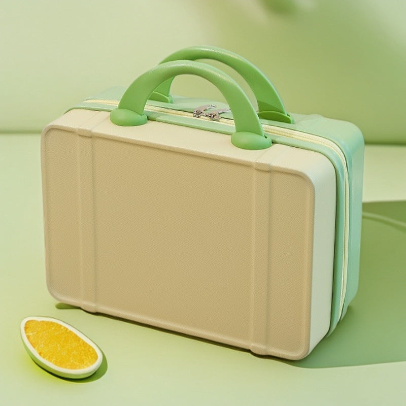 compact hard-shell cosmetic and travel vanity case with dual top handles Kalsten