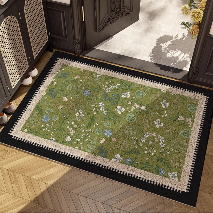 Floral Pattern Area Rug Kalsten