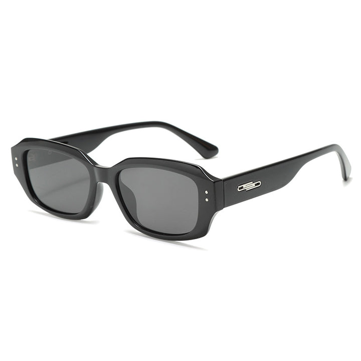 Women fashionable square sunglasses with innovative transparent frame Kalsten