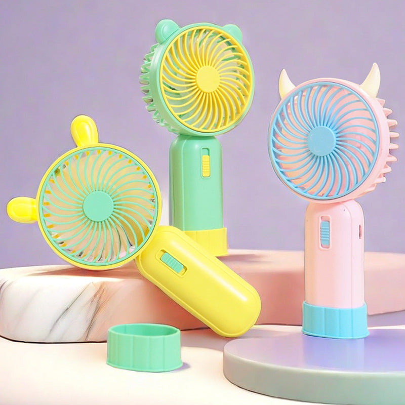 Women Portable Handheld Fan with Animal Design Kalsten