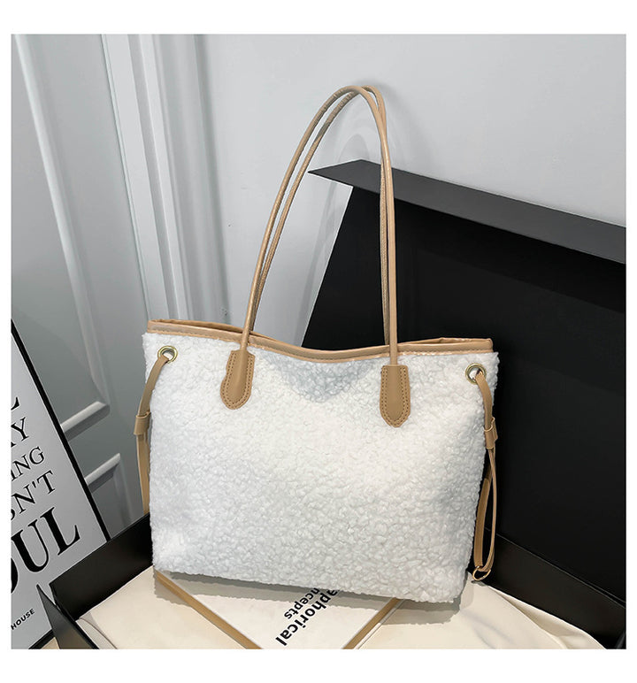 Oversized Faux Fur Tote Bag Kalsten