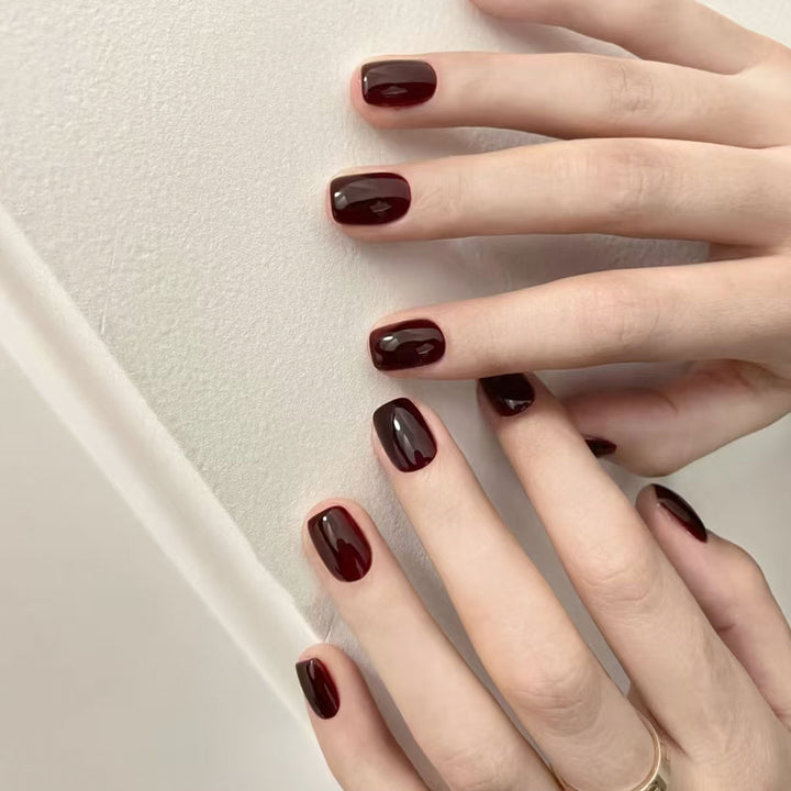 Elegant Long Coffin Press-On Nails  1791110893