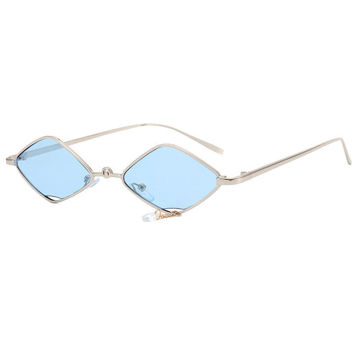 Ladies fashionable sunglasses with faceted frame Kalsten