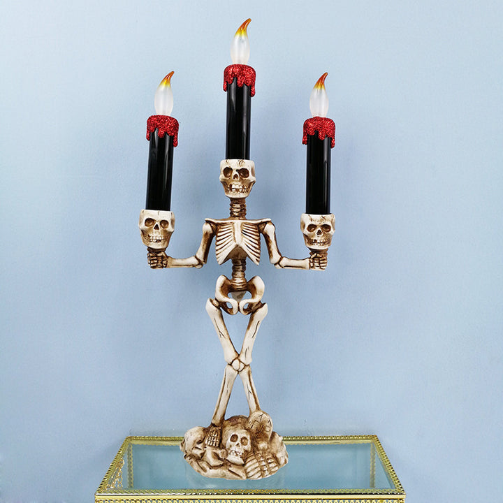 Skeleton Candle Holder Candelabra Kalsten