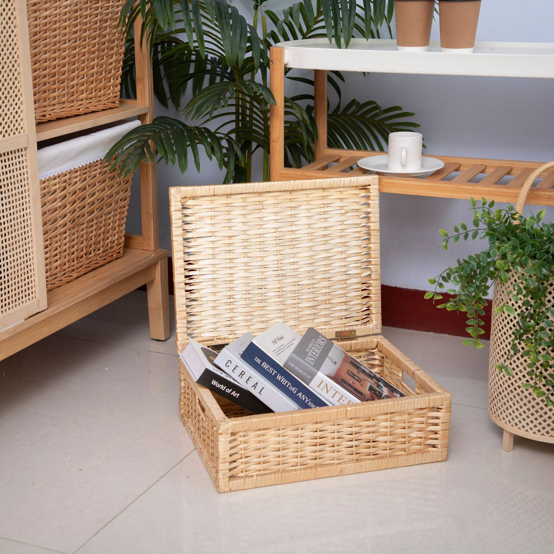 Elegant Handwoven Storage Box Kalsten