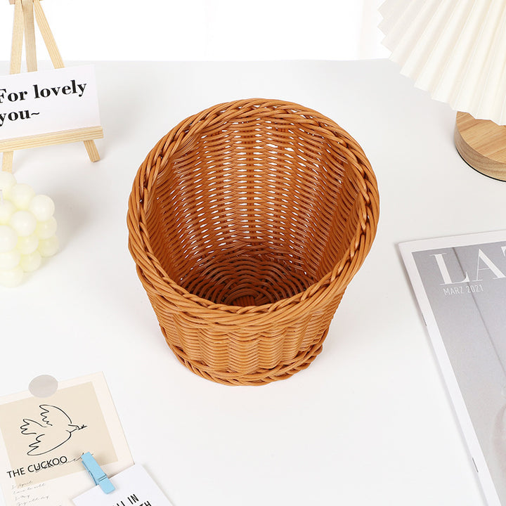 Decorative Woven Round Basket Kalsten