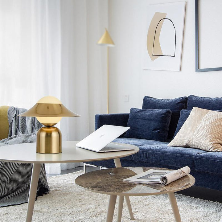 Modern Table Lamp with Unique Sculptural Design