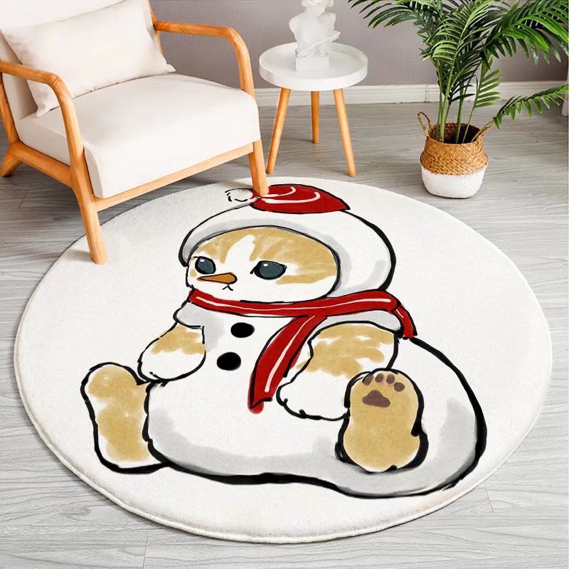 Cartoon-Themed Round Area Rug Kalsten