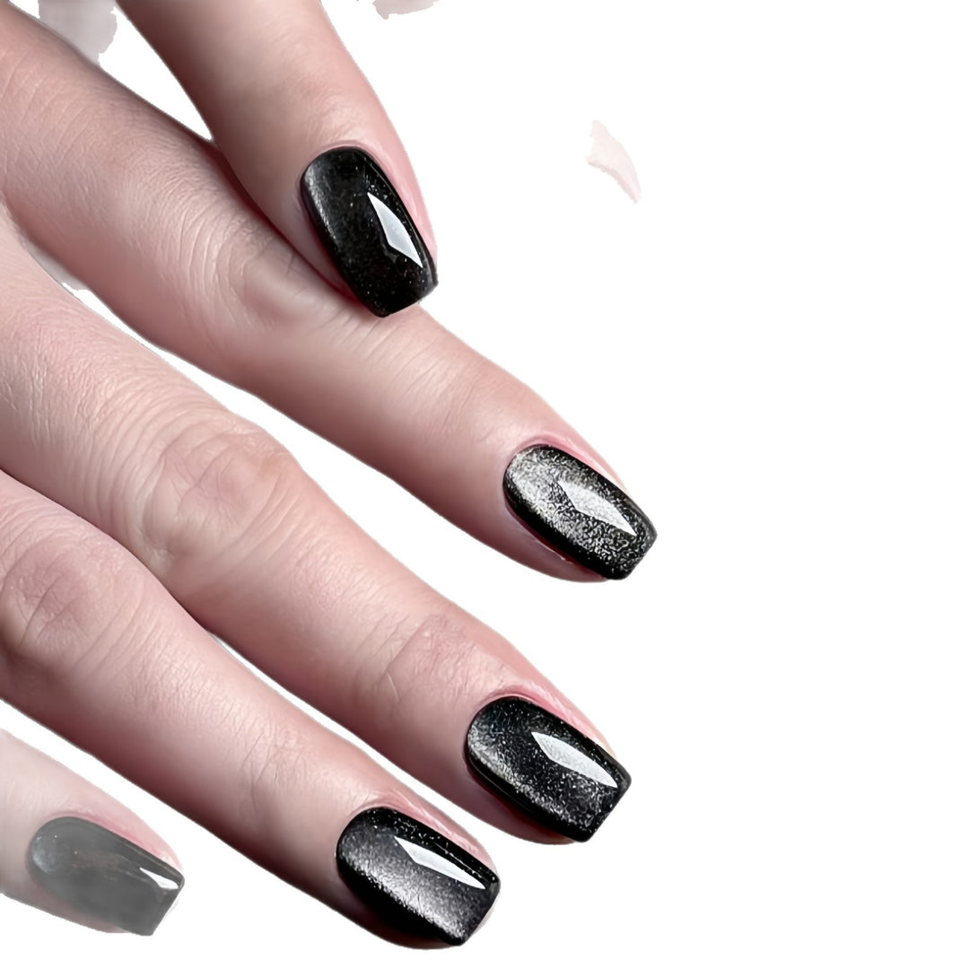 Glossy Square Tip Press-On Nail Set