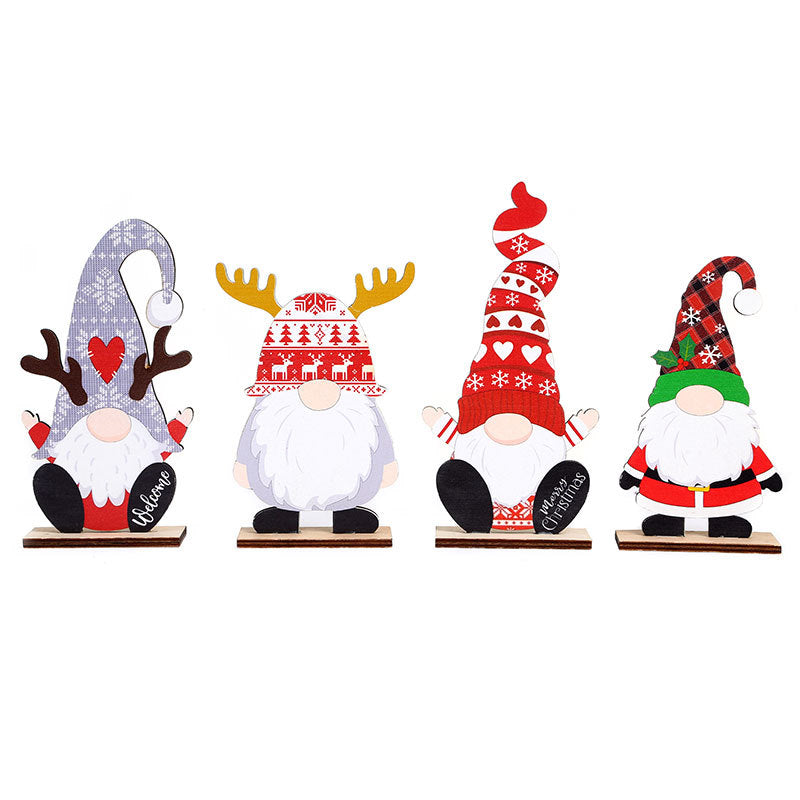 Decorative Wooden Santa Figurine Kalsten