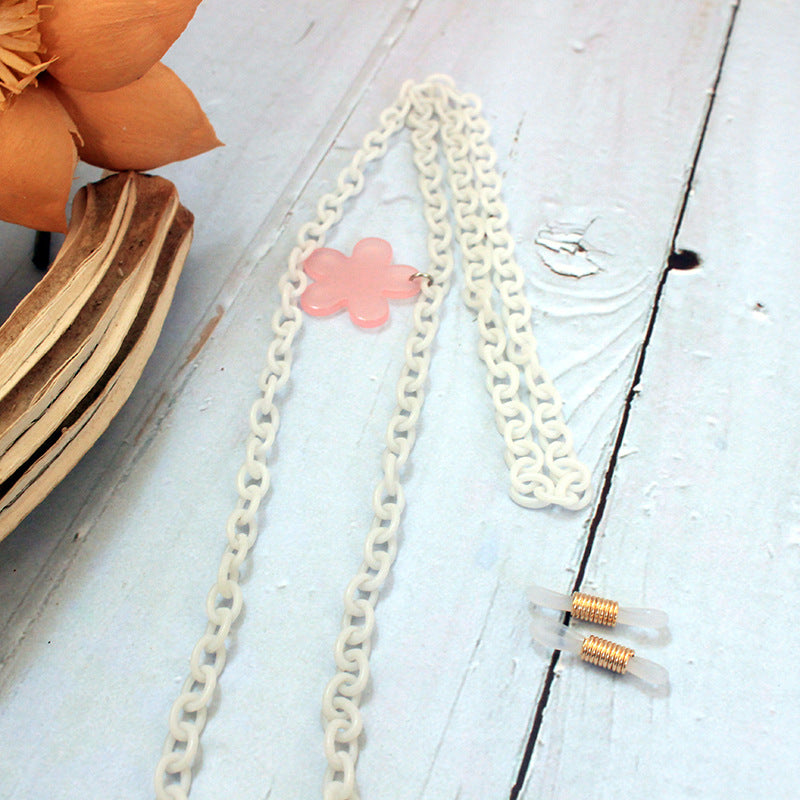 Fashionable chain strap with flower-shaped pendant Kalsten