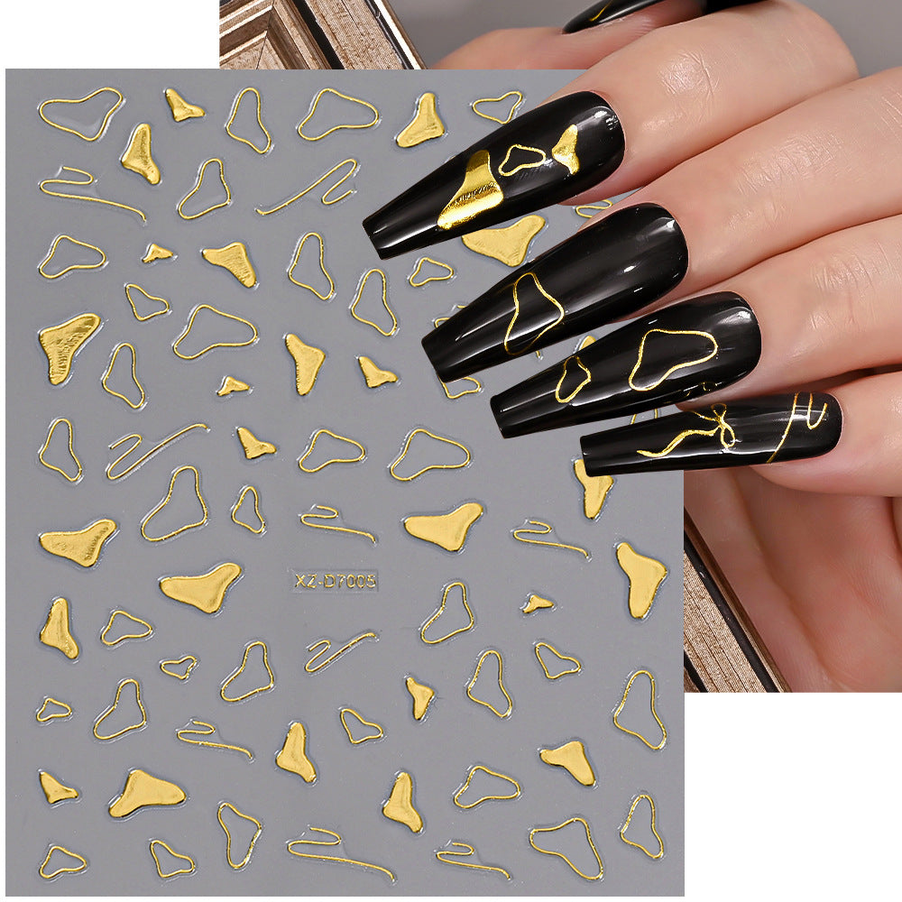Floral Decorative Nail Art Stickers