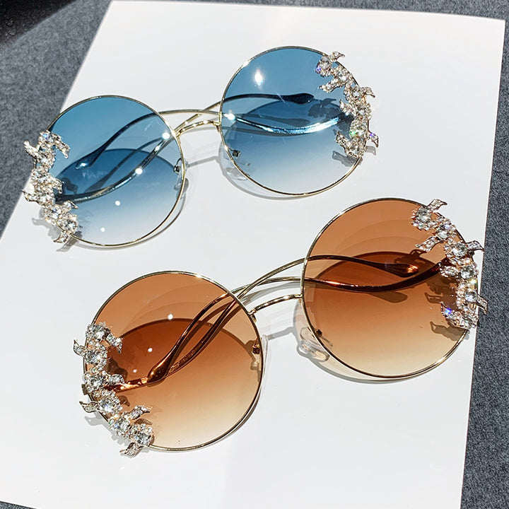 Ladies Glamorous Sunglasses with Sparkling Rhinestone Details Kalsten