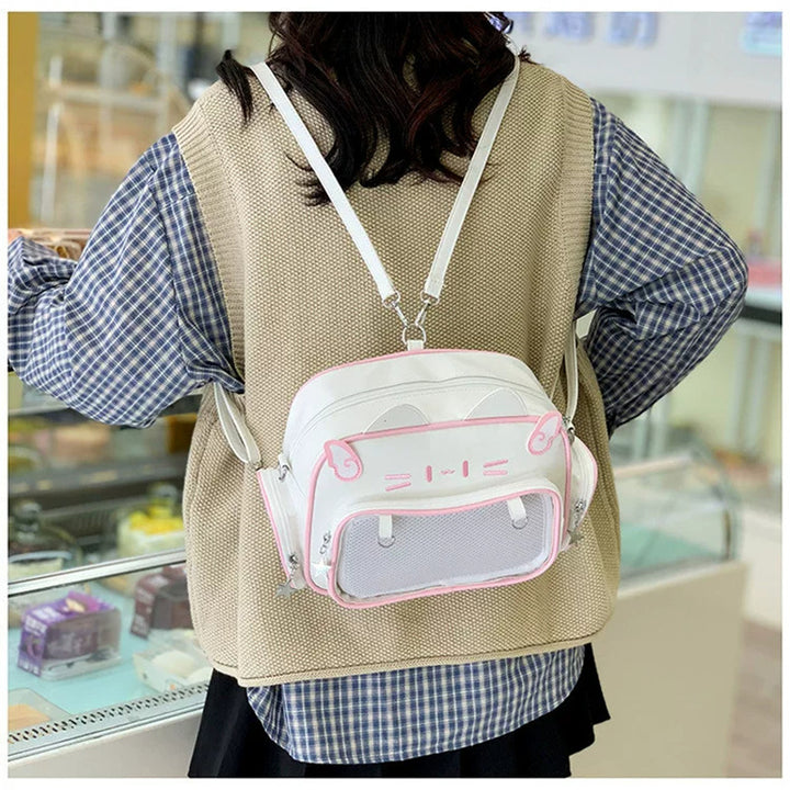 Cute Cat-Themed Crossbody Bag Kalsten
