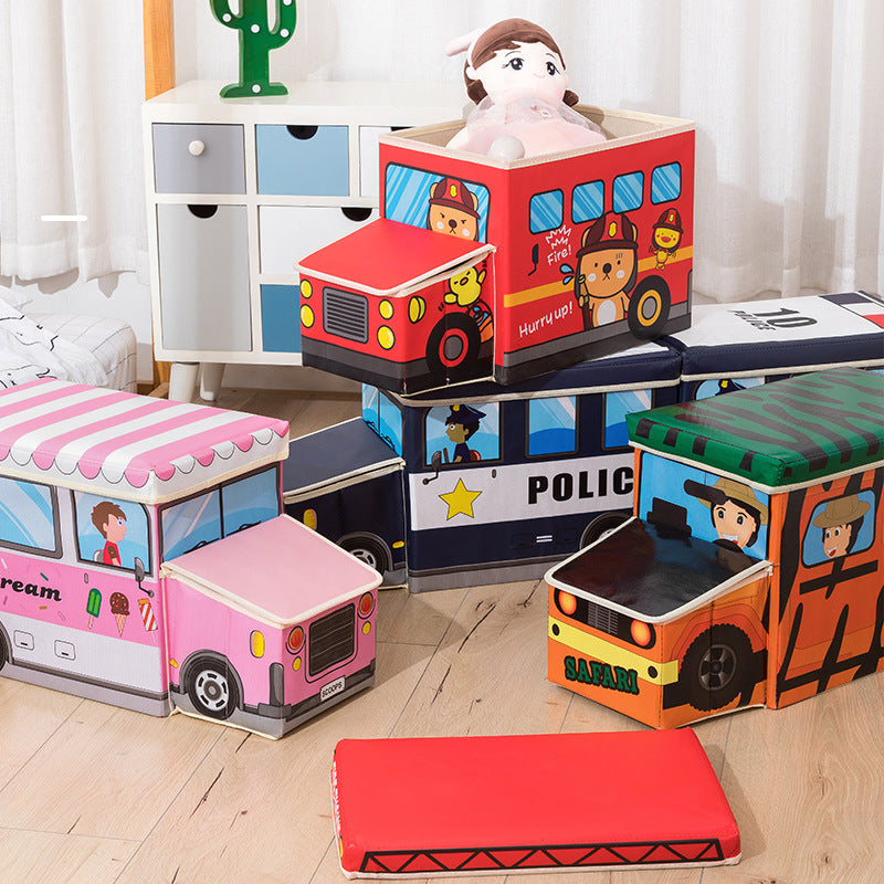 Police Car Storage Ottoman Kalsten