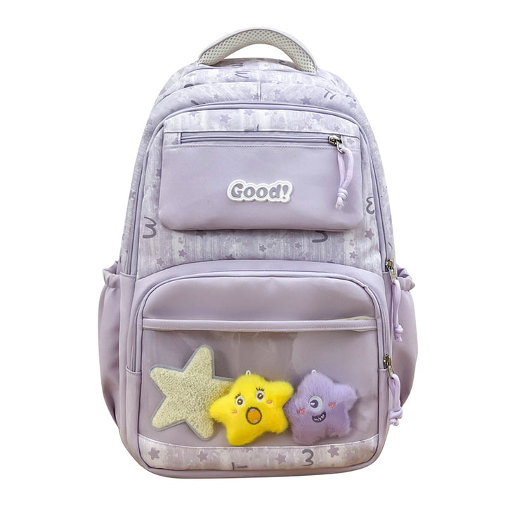 Children's Starry Print School Backpack kalsten