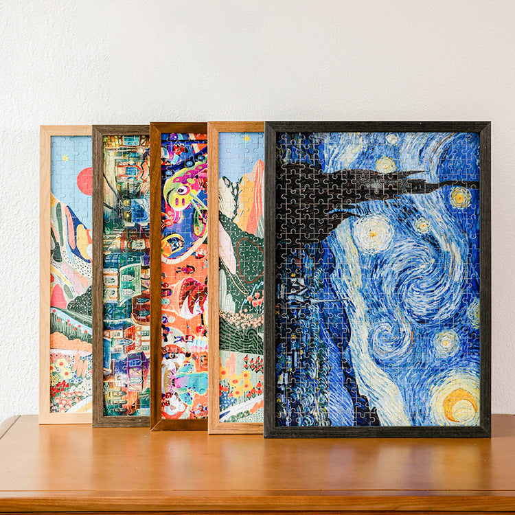 Puzzle Artwork Display Frame for Home Decor
