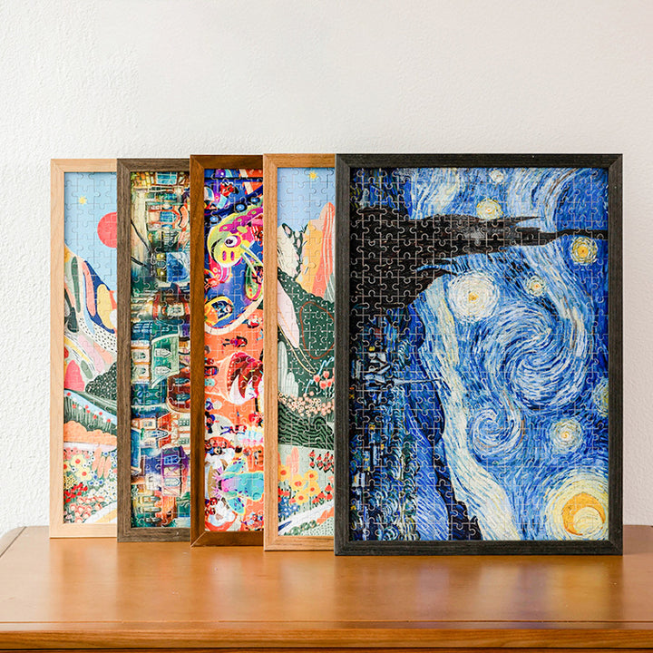 Puzzle Artwork Display Frame for Home Decor