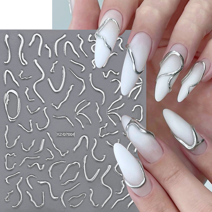 Floral Decorative Nail Art Stickers