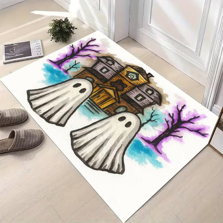 Halloween Themed Welcome Mat for Doorways