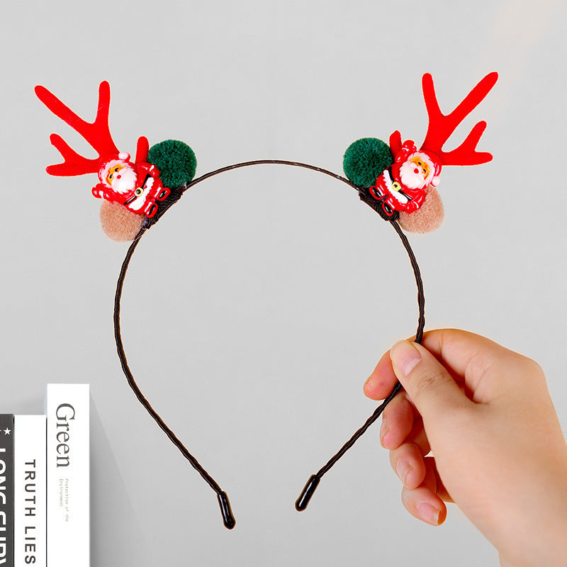 Festive Reindeer Antler Headband