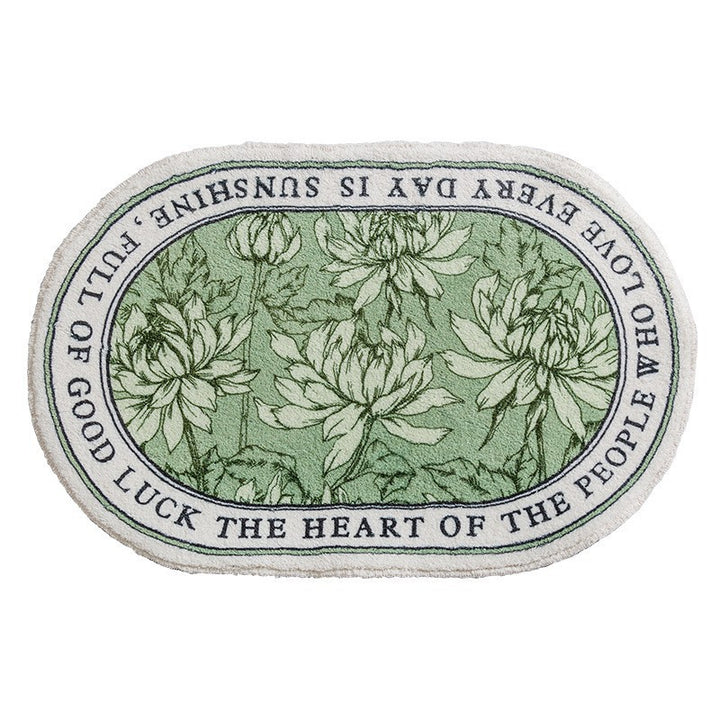 Floral Emblazoned Area Mat Kalsten