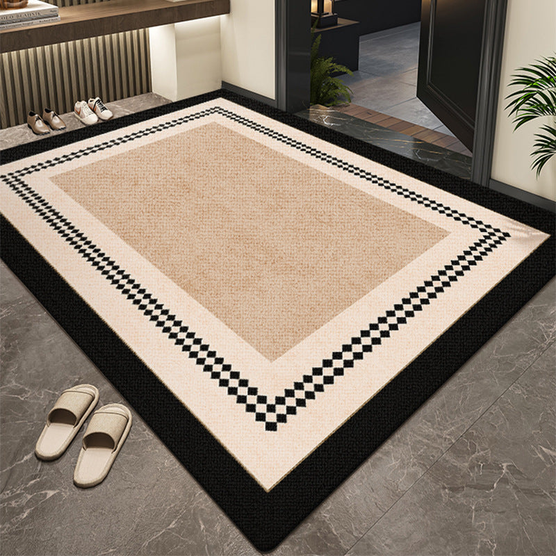 Floral Patterned Entryway Rug