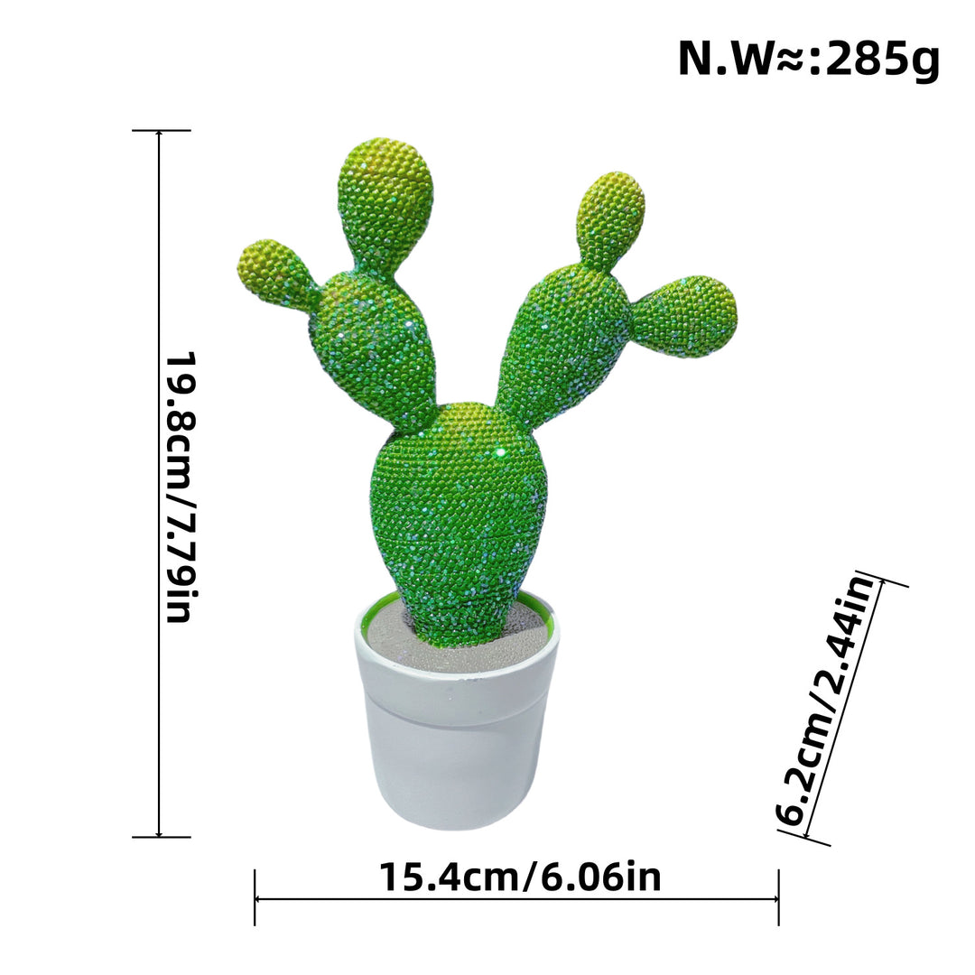 Glittering Cactus Decorative Figure Kalsten