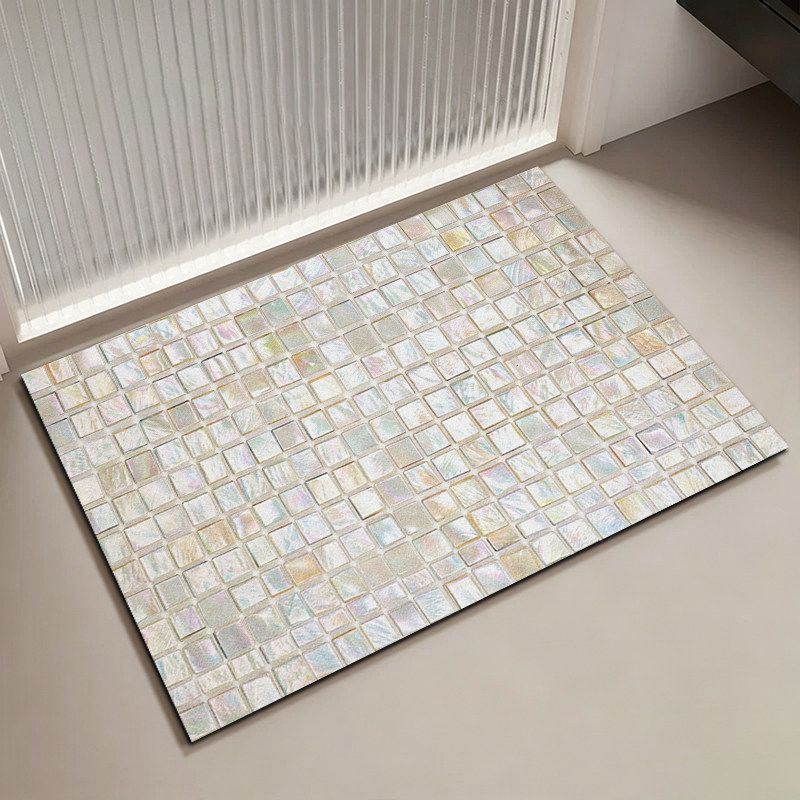 Mosaic Pattern Bath Mat Kalsten