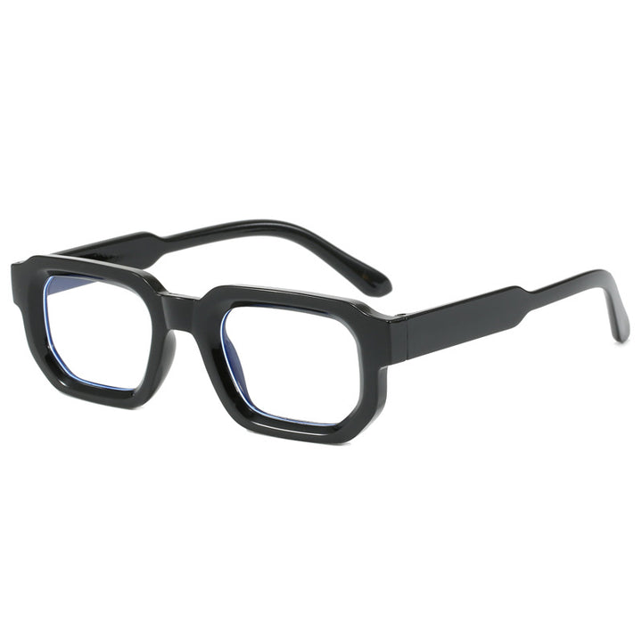 Women's fashionable square sunglasses with clear frame Kalsten