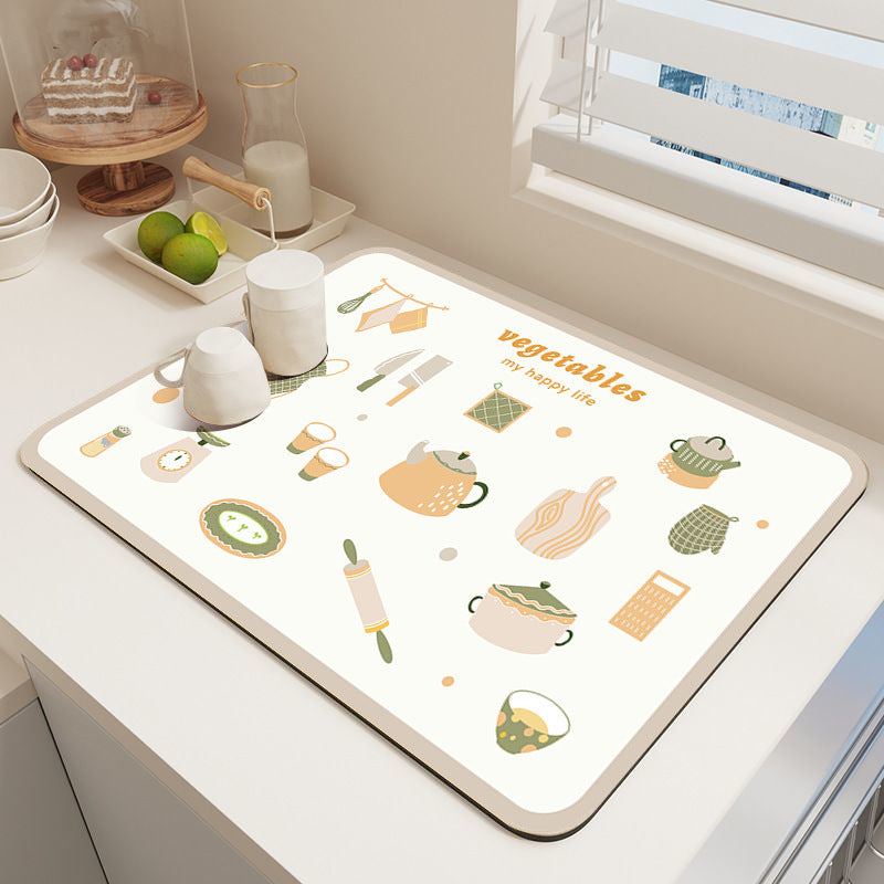Dessert-Themed Kitchen Mat Kalsten