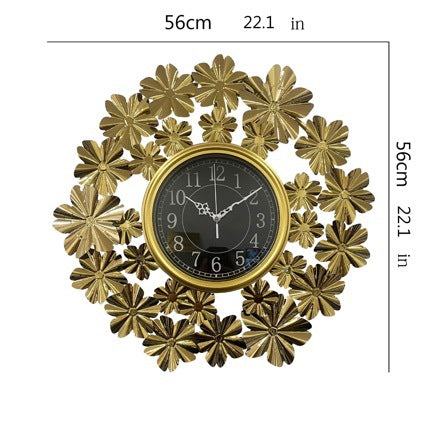 Decorative Floral Wall Clock Kalsten 1789208415