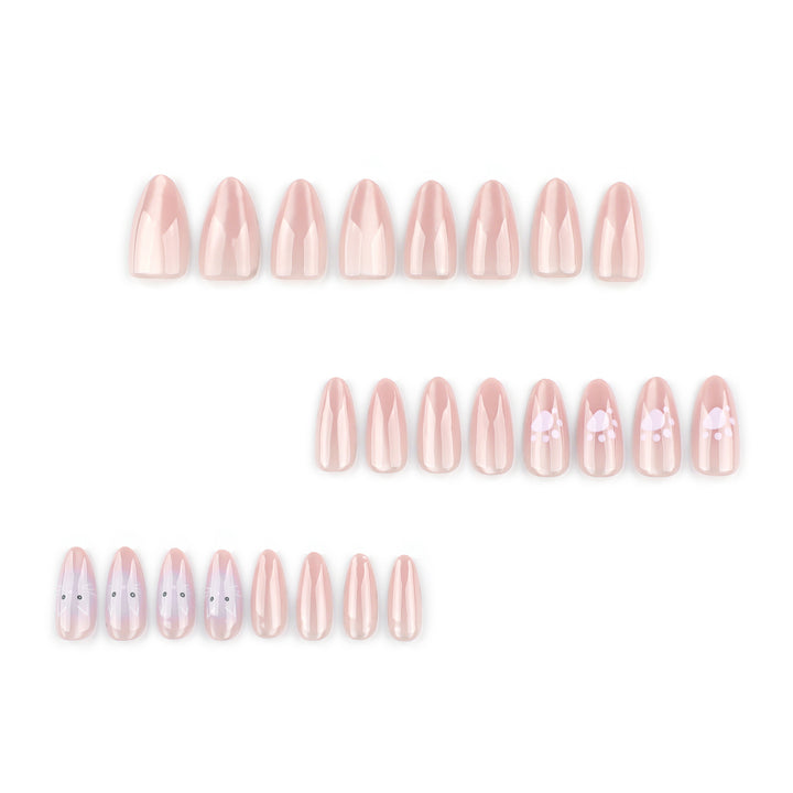 Artificial nail art with animal motifs Kalsten