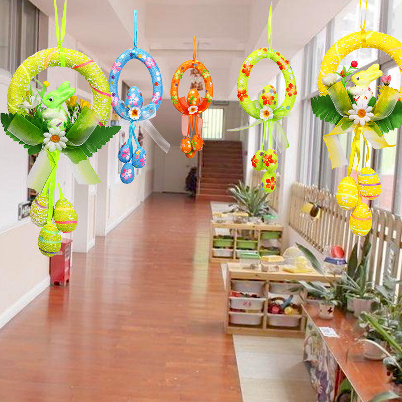 Decorative Spring Floral Wreath Kalsten