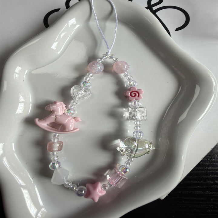 Playful Themed Beaded Charm Necklace Kalsten 1790135298