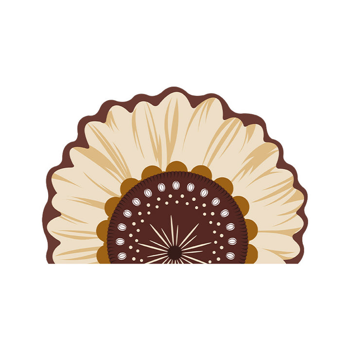 Decorative Sunflower Area Mat