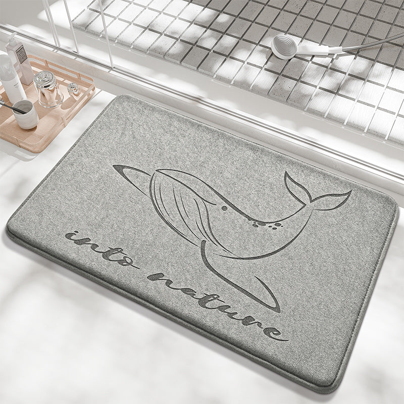 Soft Whale-Themed Bath Mat Kalsten