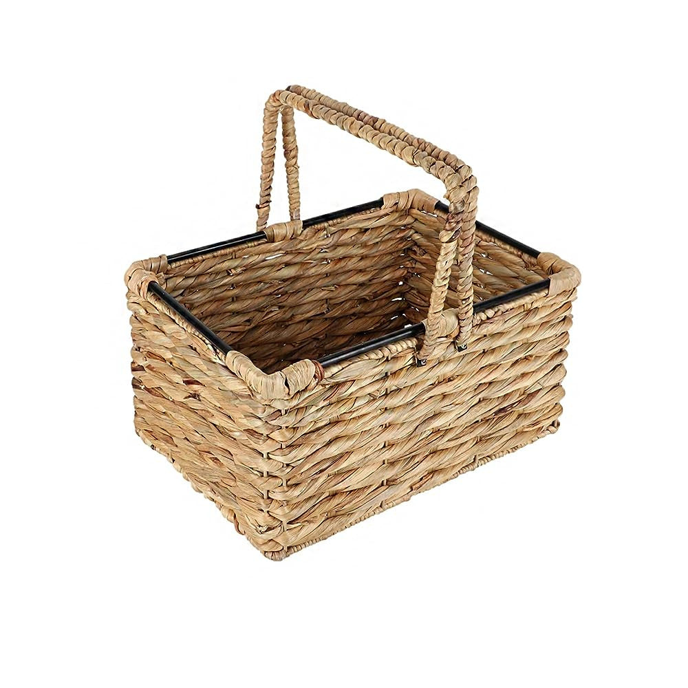 Eco-Friendly Fabric-Lined Storage Basket Kalsten