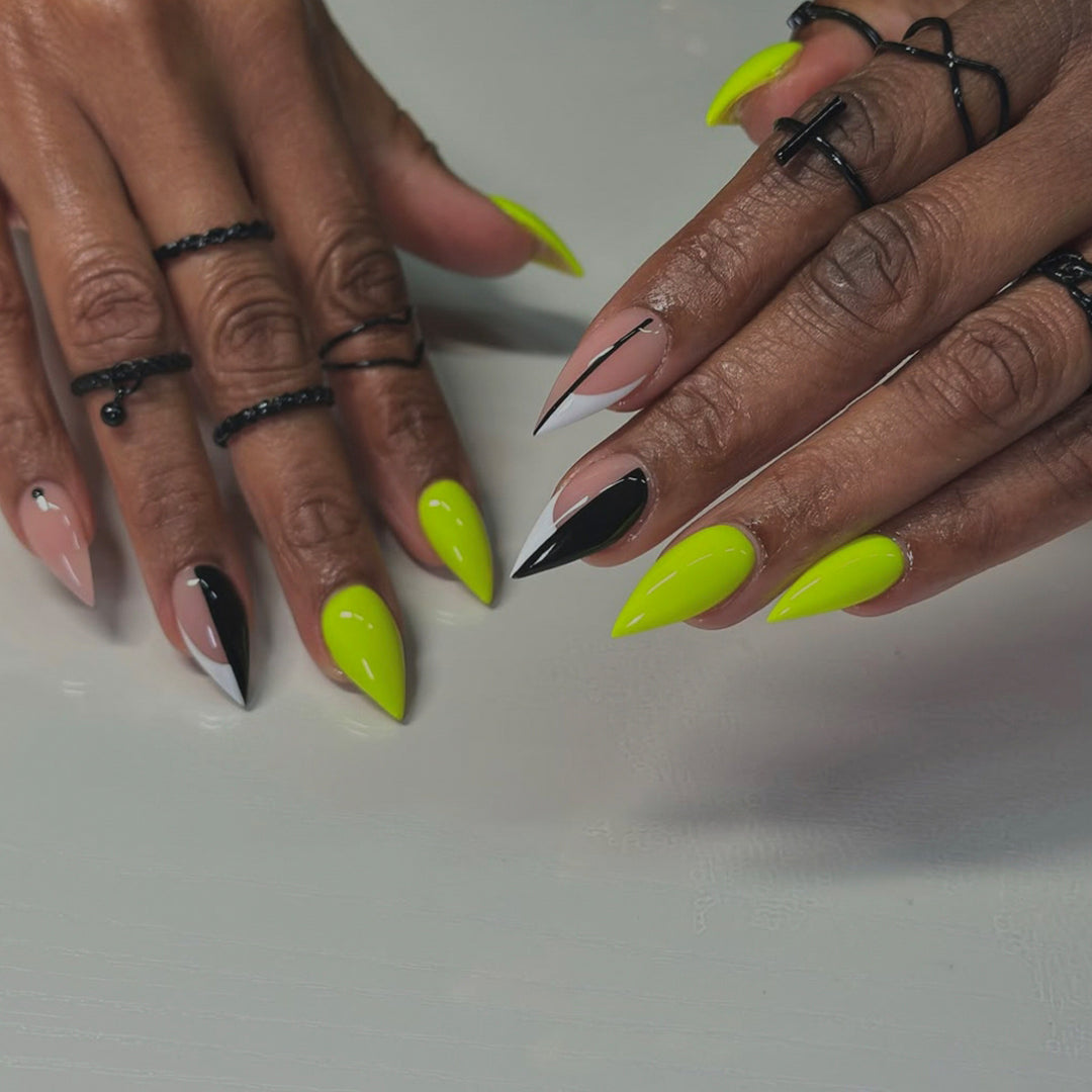 Edgy Angular Nail Art Kalsten