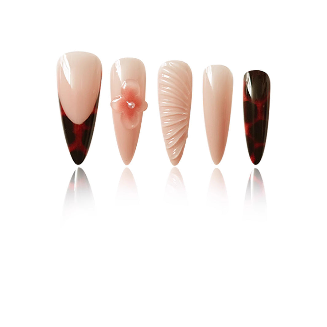 Elegant Sculpted Press-On Nail Enhancements Kalsten