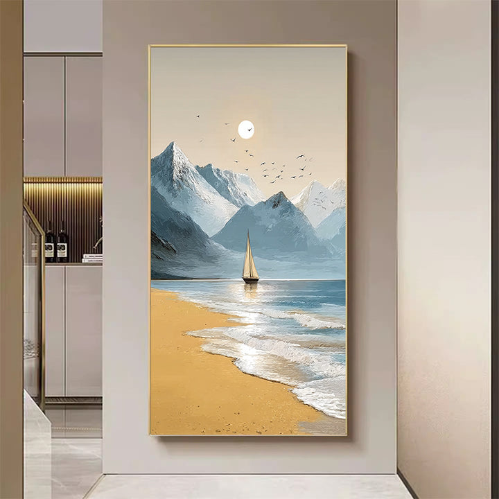 Scenic Ocean View Canvas Artwork