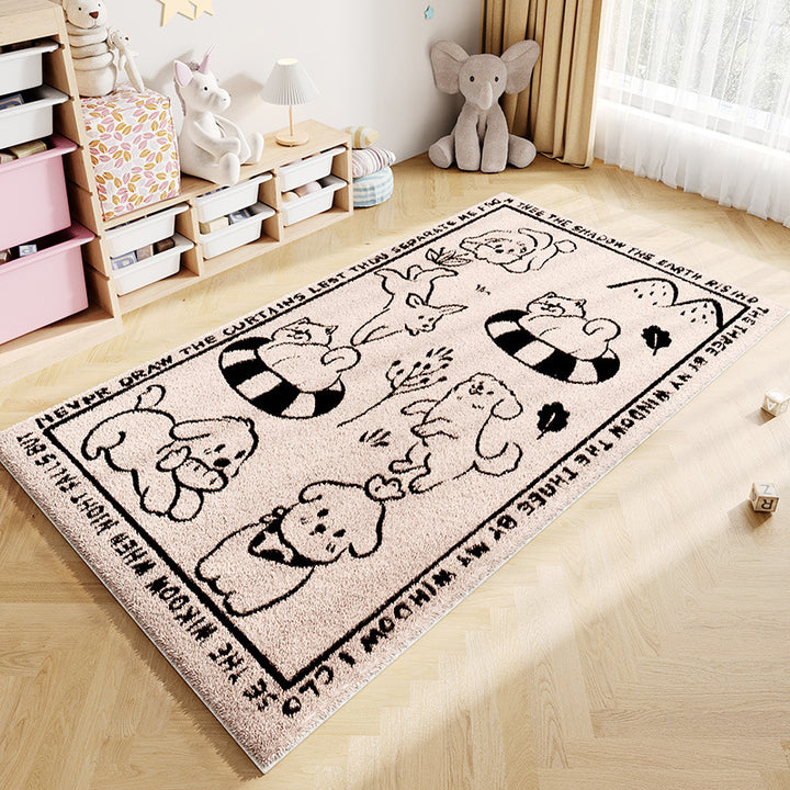 Fun Character Plush Area Rug