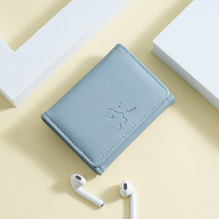 Cute Character Leather Card Wallet