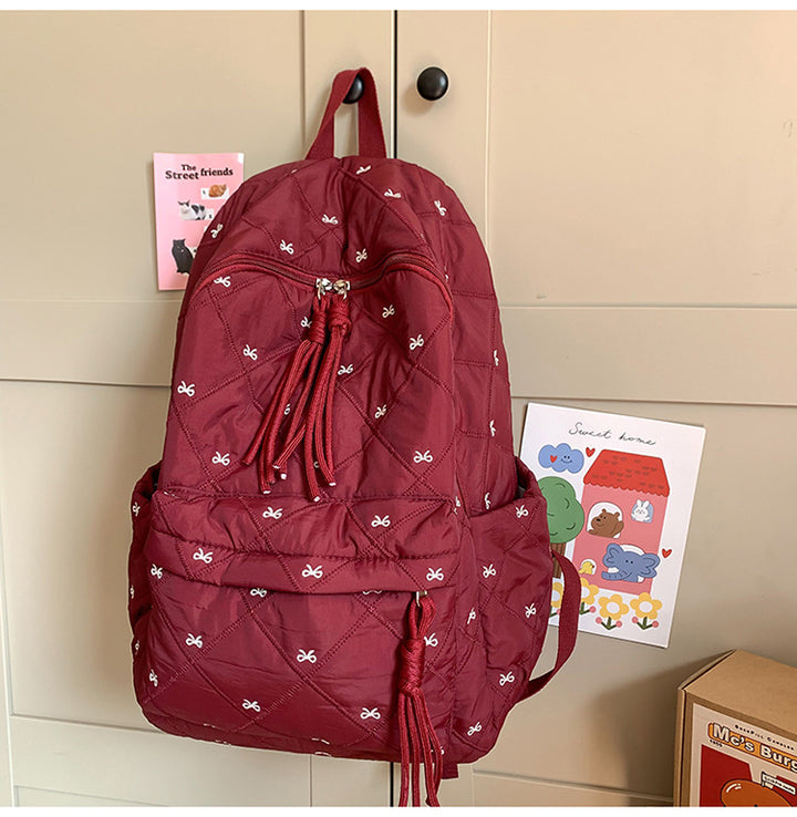 Quilted Embellished Backpack Kalsten